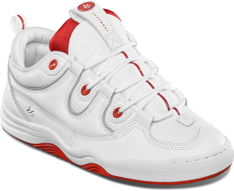 éS Two Nine 8 White / Red Skateboard Shoes