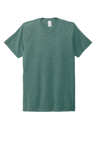 Hang Time Tri-Blend Tee- Deep Sea Green