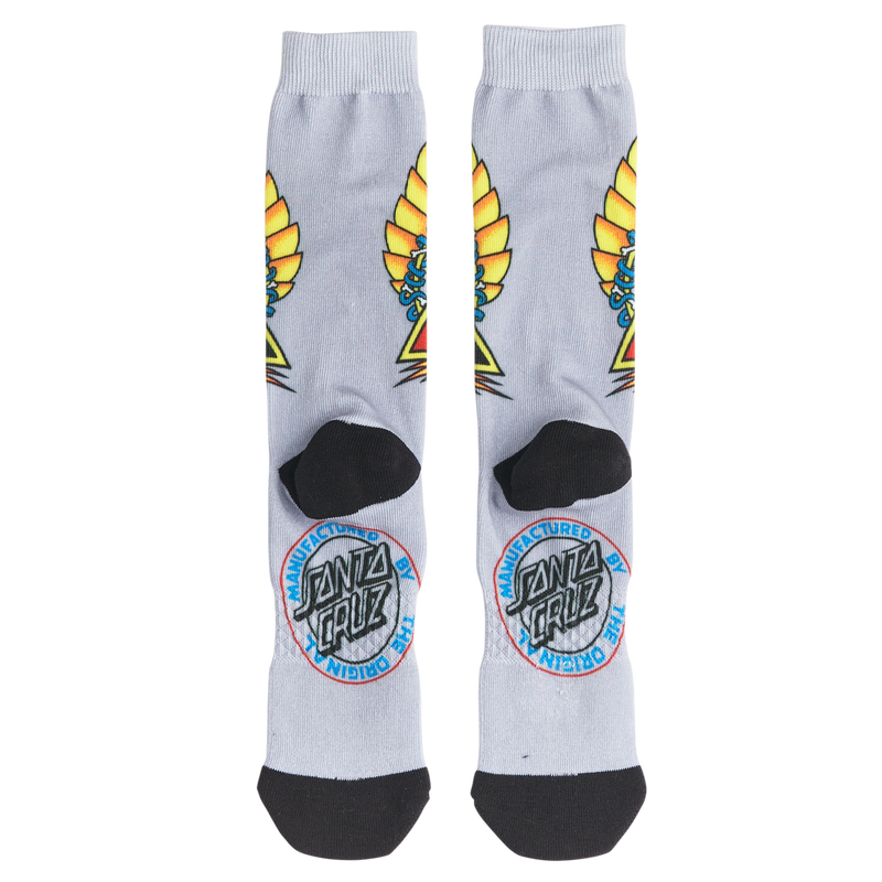 SANTA CRUZ NATAS SCREAMING PANTHER CREW SOCKS