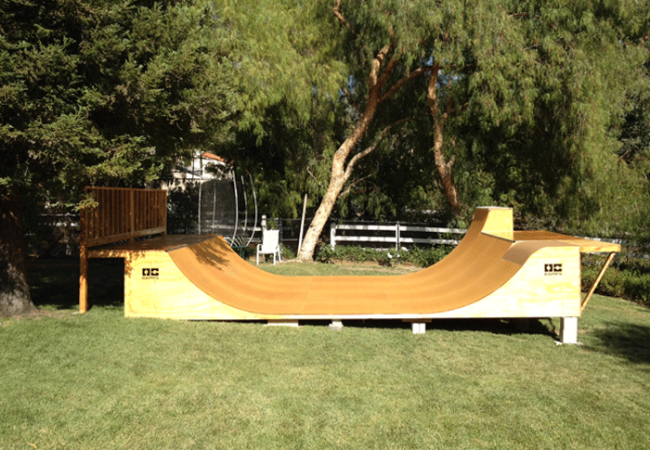 Half Pipe Ramp – 16' Wide