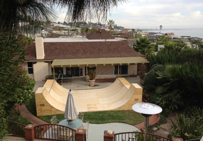 Half Pipe Ramp – 16' Wide