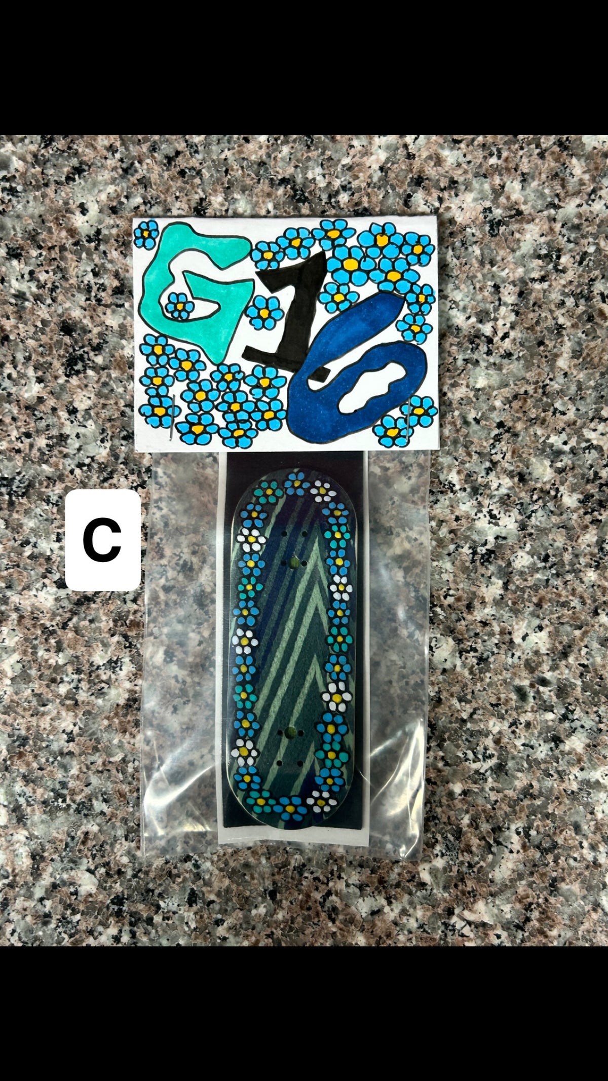 FlatFace Fingerboards x Grow - G16 Hand Painted Deck (Variety)
