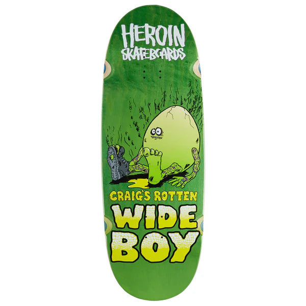 Heroin Skateboards - Craig’s Rotten Wide Boy Deck