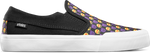 Etnies Langston Womens Black/Yellow/Black Slip Skate Shoes