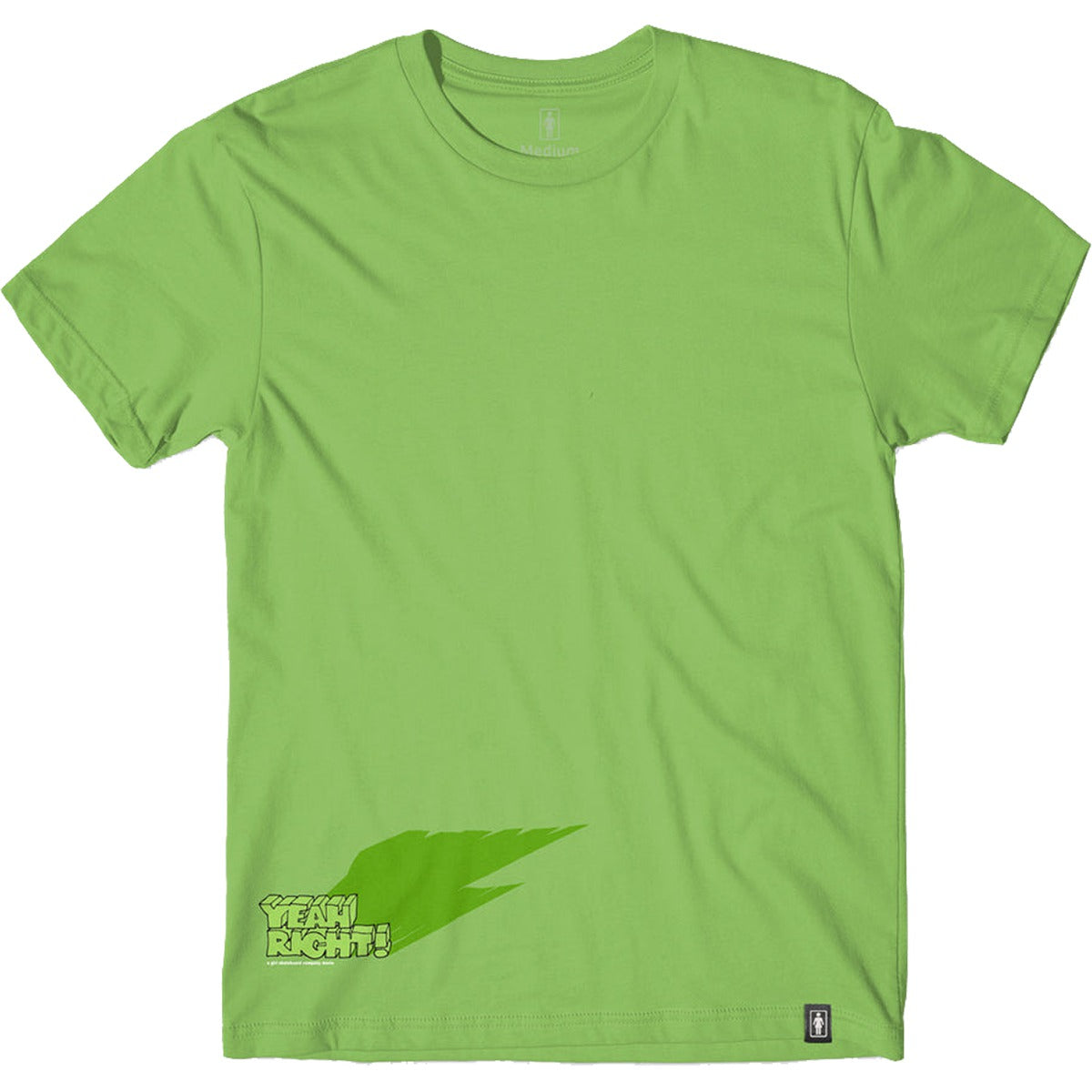 Girl - Yeah Right Tee (green)