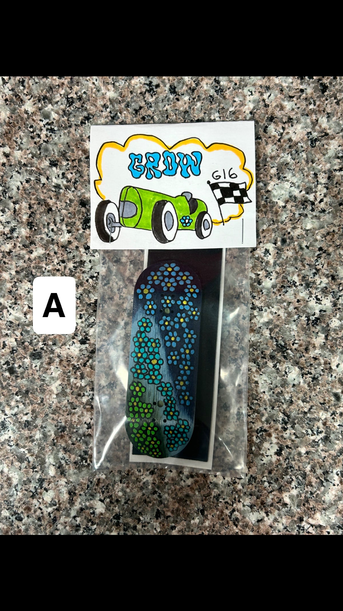 FlatFace Fingerboards x Grow - G16 Hand Painted Deck (Variety)