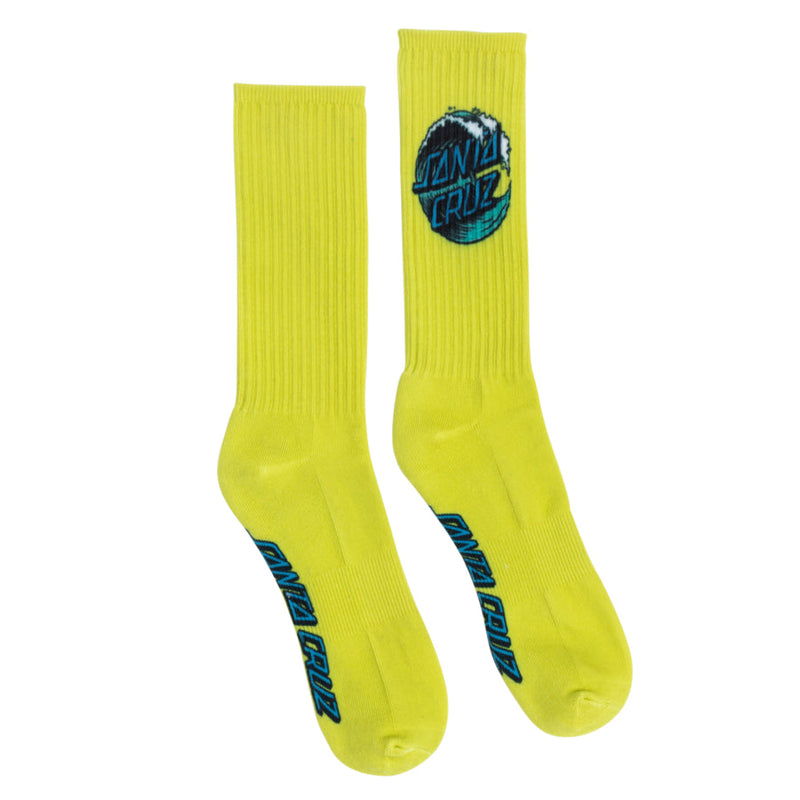 Santa Cruz Wave Dot  Mens Crew Socks