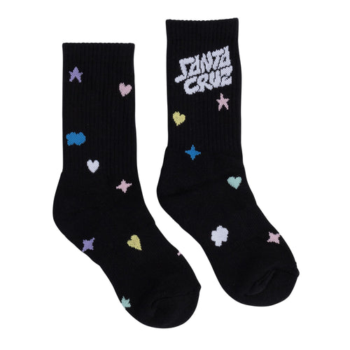 Santa Cruz Girls Bubble Youth Crew Socks