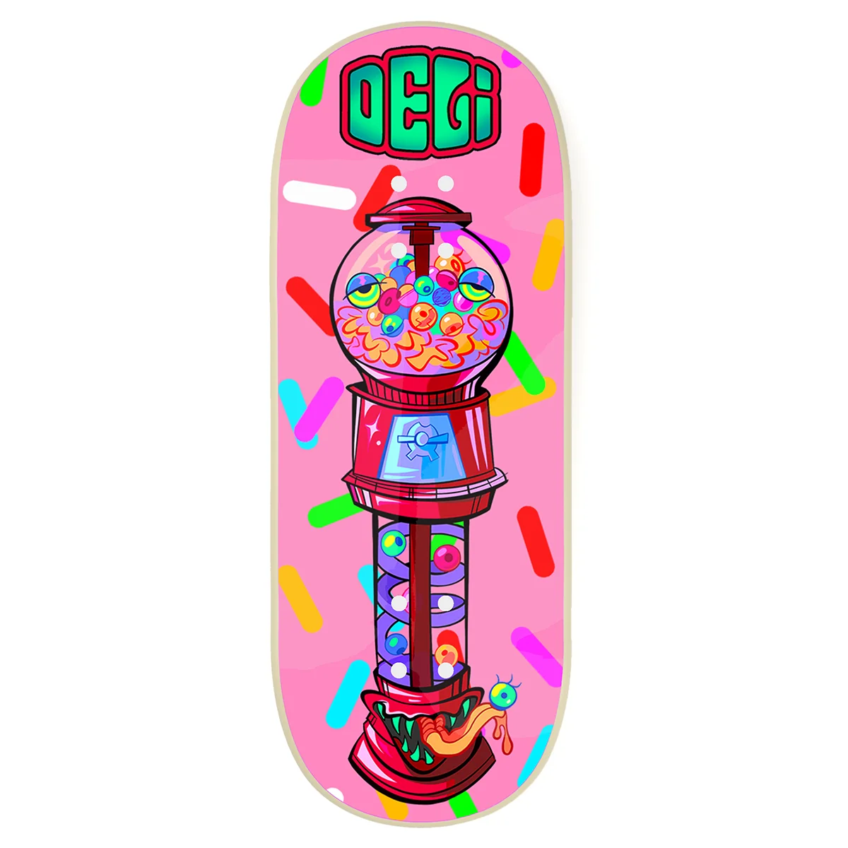DeliDecks - BUBBLEGUM Wooden Fingerboard Deck