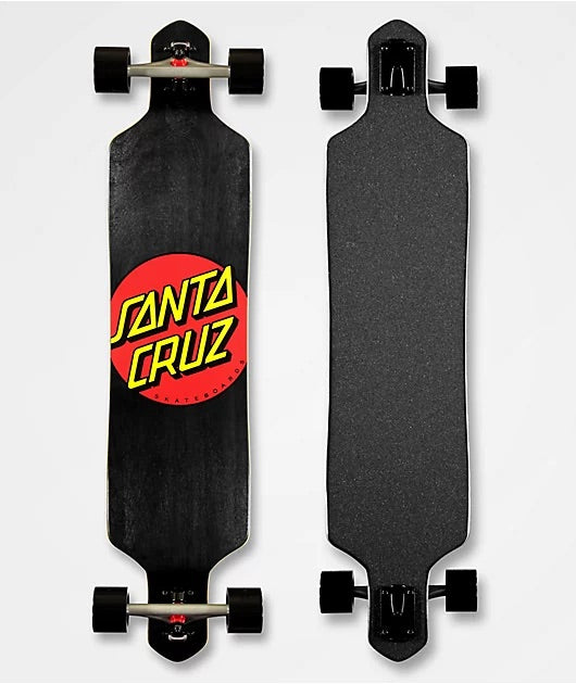 Santa Cruz Classic Dot Drop Through Longboard Complete