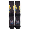 SANTA CRUZ NATAS SCREAMING PANTHER CREW SOCKS