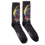 SANTA CRUZ NATAS SCREAMING PANTHER CREW SOCKS