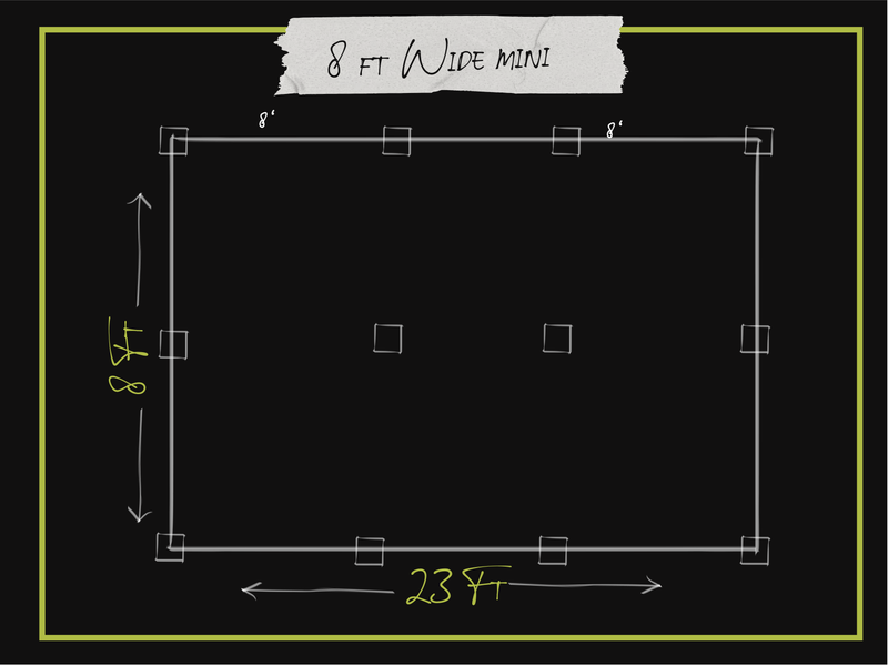 Cody & Dave Mini Ramp – The Equation – 8ft Wide