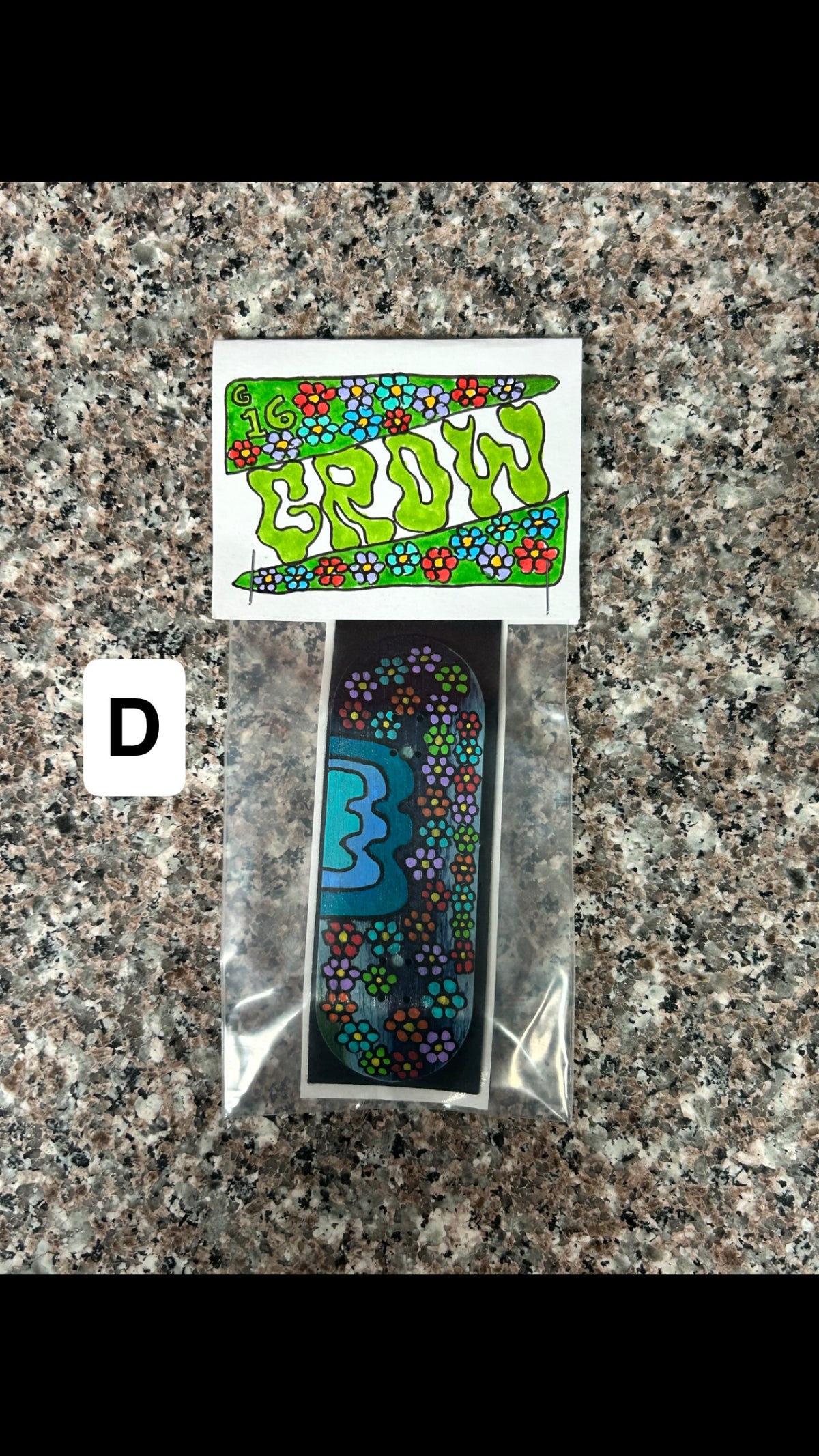 FlatFace Fingerboards x Grow - G16 Hand Painted Deck (Variety)