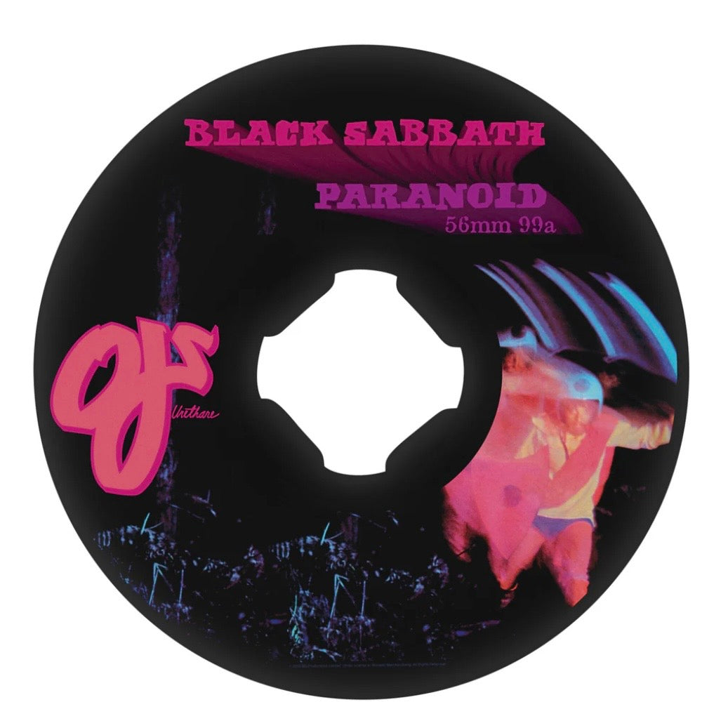 OJ - Black Sabbath “Paranoid” Chubbies Skateboard Wheels