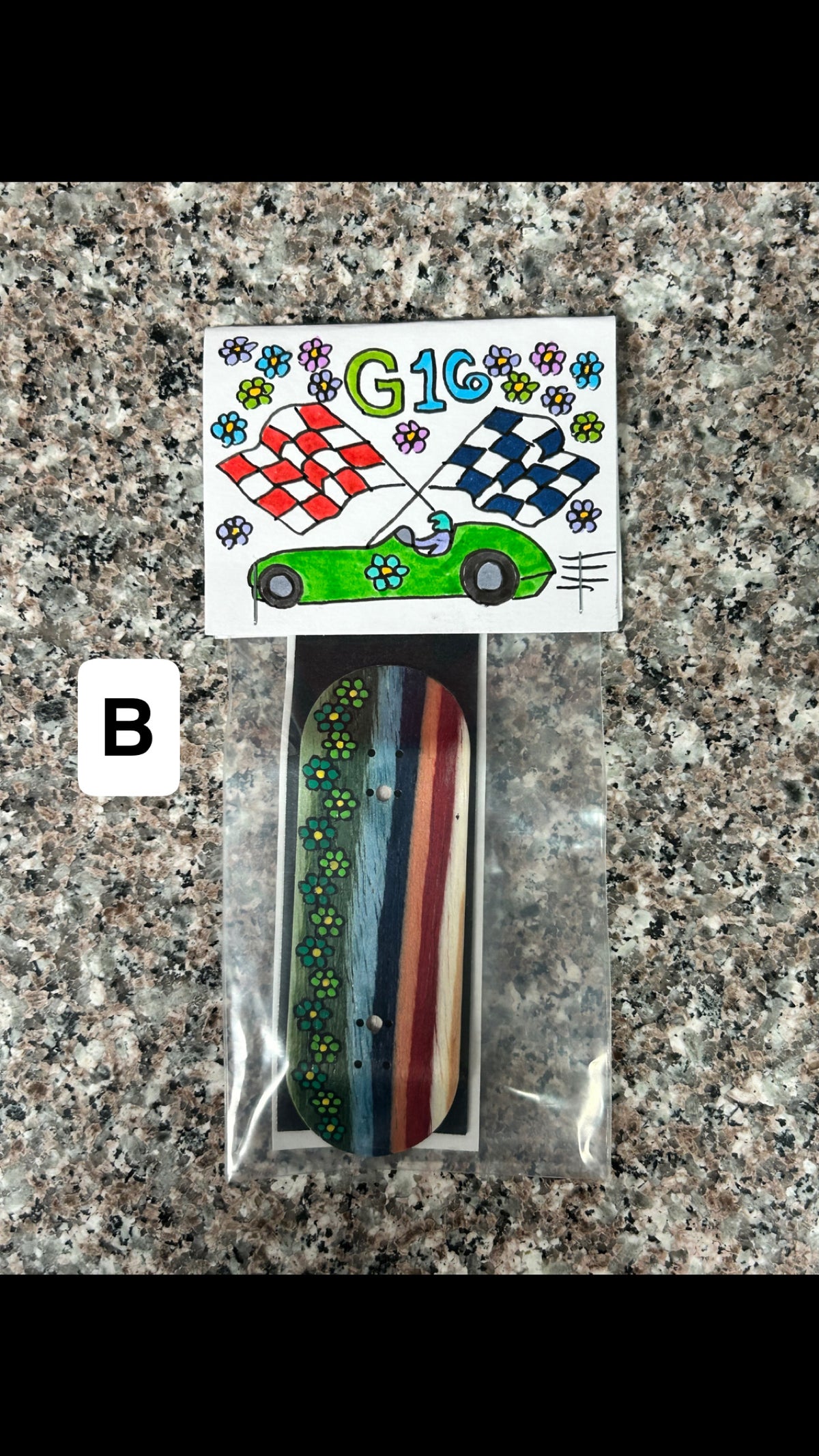 FlatFace Fingerboards x Grow - G16 Hand Painted Deck (Variety)