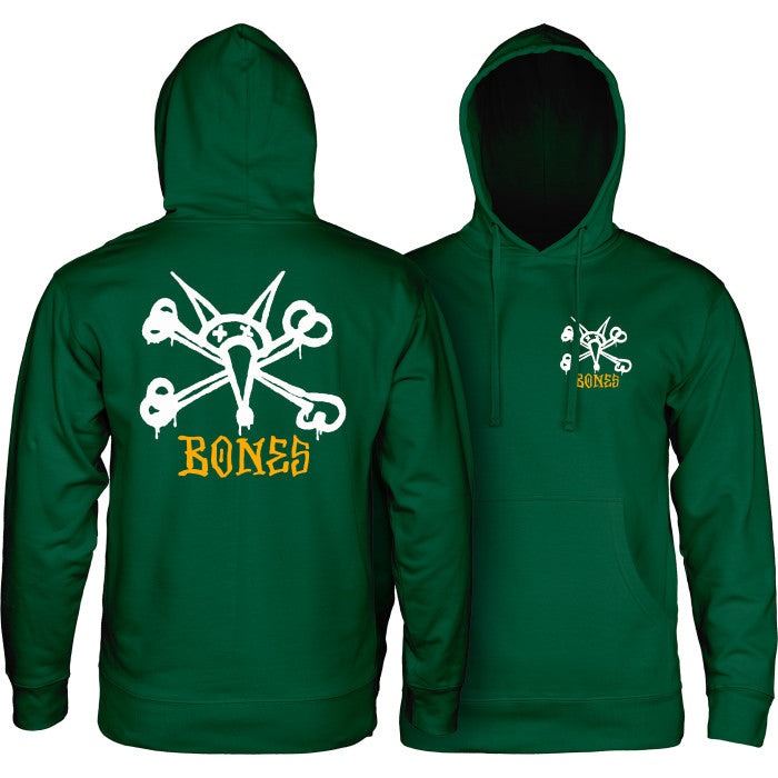 **Pre-Order** Powell Peralta Rat Bones Mid Weight Alpine Green Hooded Sweatshirt