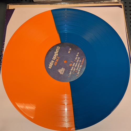 Eddie Spaghetti - Old No. 2 Orange/Blue Split Color Vinyl LP Record