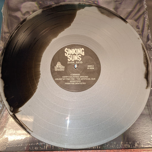 Sinking Suns - Dark Days Silver/Black Color Vinyl LP Record