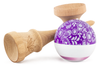 Purple Bloom Kendama with Tricklist
