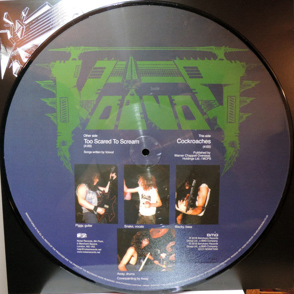 Voivod - Too Scared To Scream Picture Disc Vinyl LP Record