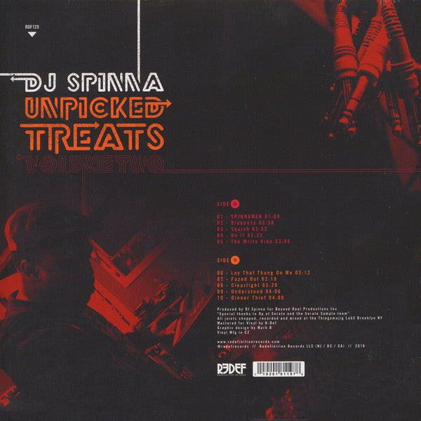 DJ Spinna – Unpicked Treats Volume Two Vinyl LP Record