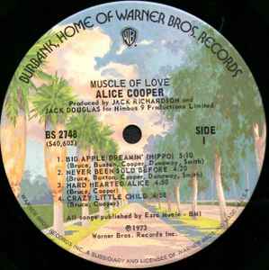 Alice Cooper – Muscle Of Love Vinyl LP Record *Used 1973 Release*