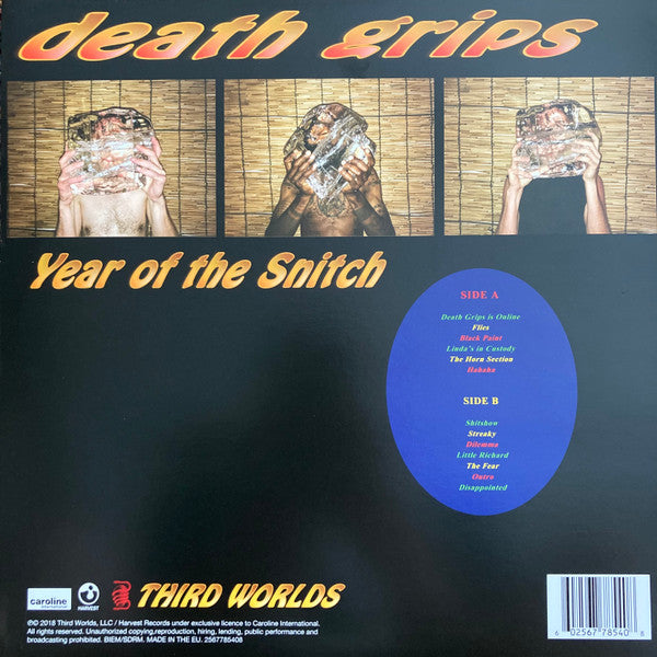 Death Grips – Year Of The Snitch Vinyl LP Record