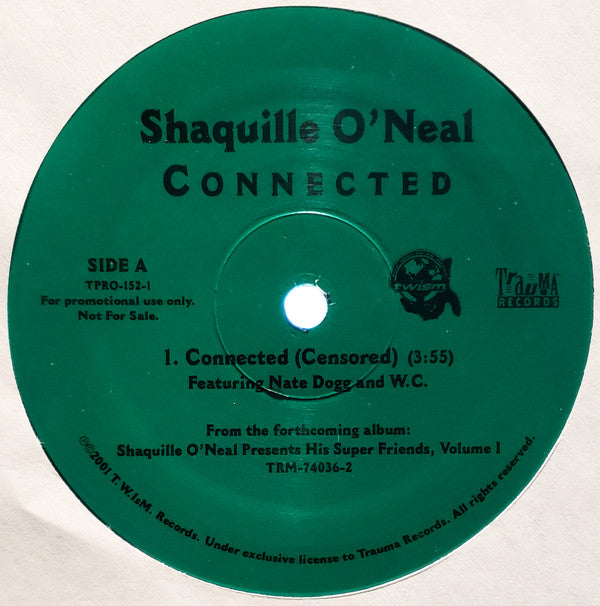 Shaquille O'Neal – Connected Vinyl LP Record