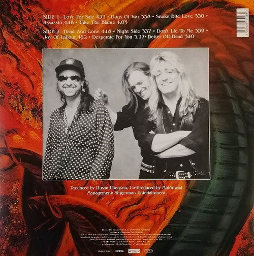 Motorhead - Snake Bite Love Vinyl LP Record