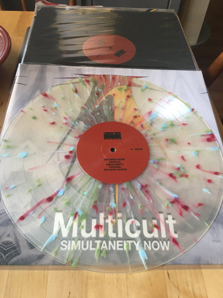 Multicult - Simultaneity Now Clear With Multicolor Splatter Color LP Vinyl Record