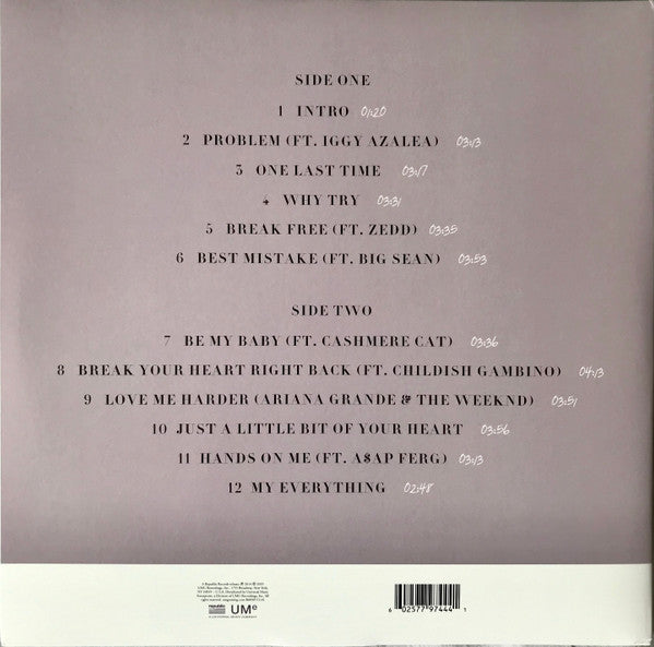 Ariana Grande - My Everything Vinyl LP Record