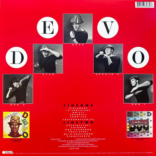 Devo - Freedom Of Choice White Color Vinyl LP Record