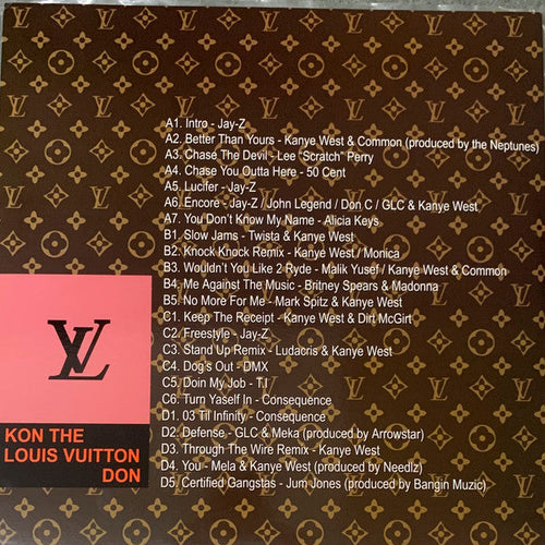 Kanye West – Kon The Louis Vuitton Don Mixed Color 2xLP Vinyl LP Record *Unofficial Release*