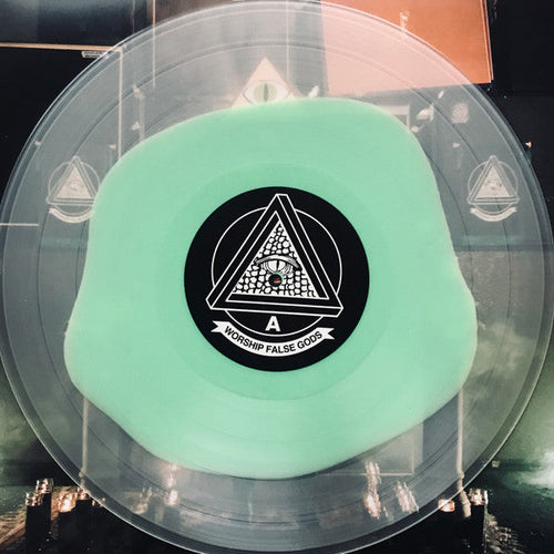 Reptoid - Worship False Gods Clear With Green Blob Color Vinyl LP Record