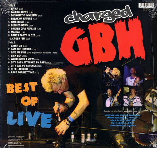 Charged GBH - Best Of Live Vinyl LP Record