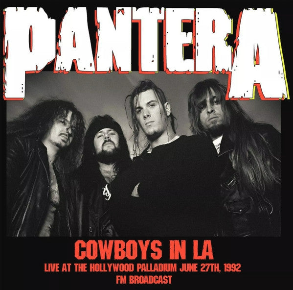 Pantera – Cowboys In LA (Live At The Hollywood Palladium June 27th, 1992) Vinyl LP Record *Unofficial Release*