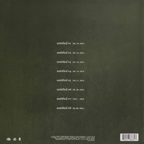 Kendrick Lamar - Untitled Unmastered Vinyl LP Record