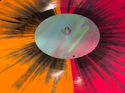 Death's Dynamic Shroud – Virtual Utopia Experience Magenta/Orange Split w/ Black Splatter Color Vinyl LP Record