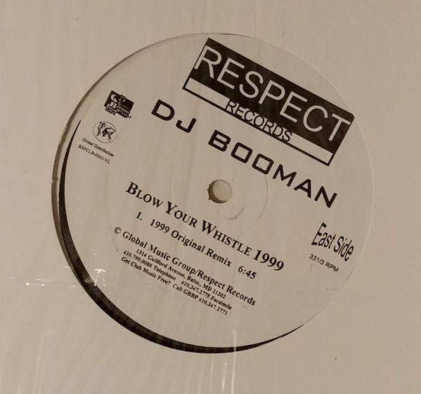 DJ Booman – Blow Your Whistle 1999 Vinyl LP Record