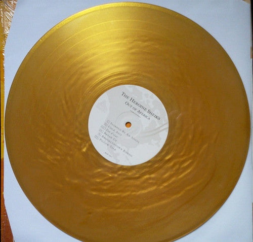 Heroine Sheiks, The - Out Of Aferica Gold Color Vinyl LP Record + 7" Flexi