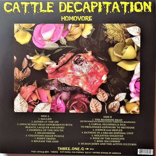 Cattle Decapitation - Homovore "Release The Gimp" Color Vinyl LP Record