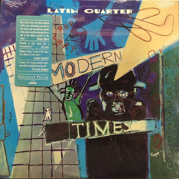 Latin Quarter - Modern Times Vinyl LP Record *USED 1986 RELEASE*