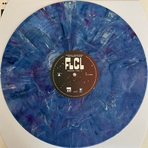 Pillows, The – FLCL Season 1 Vol. 2 (Original Soundtrack and Drama Album) Blue Translucent Marble Color 2xLP Vinyl LP Record