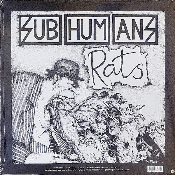 Subhumans - Time Flies + Rats Vinyl LP Record