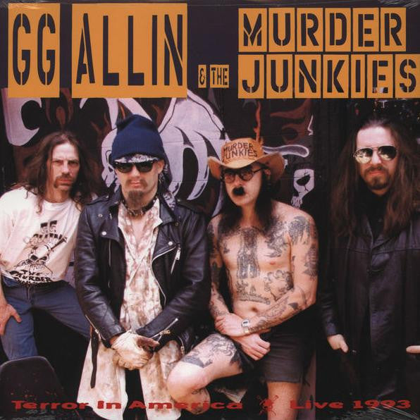 GG Allin And The Murder Junkies - Terror In America Live 1993 Vinyl LP Record