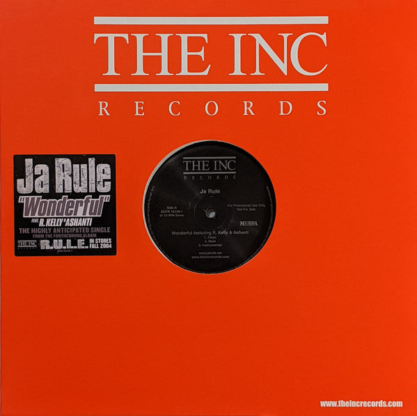 Ja Rule – Wonderful Vinyl LP Record