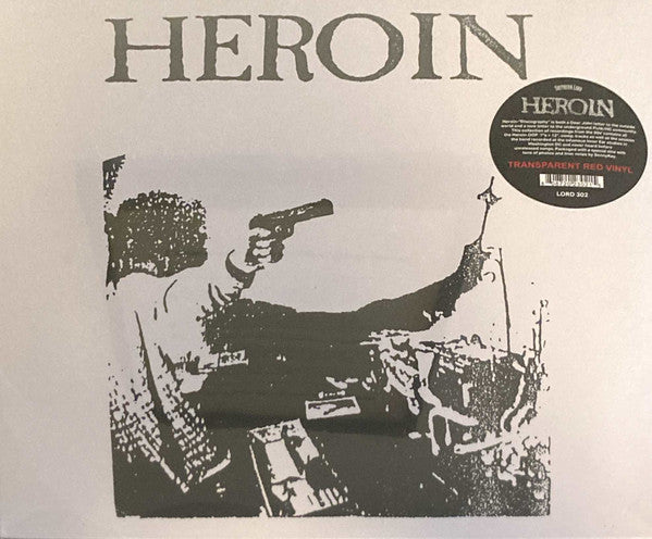 Heroin – Discography Red Transparent 2xLP Vinyl LP Record