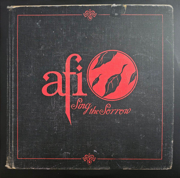 AFI – Sing The Sorrow Black Translucent & Red Pinwheel W/ Red Splatter Color 2xLP Vinyl LP Record