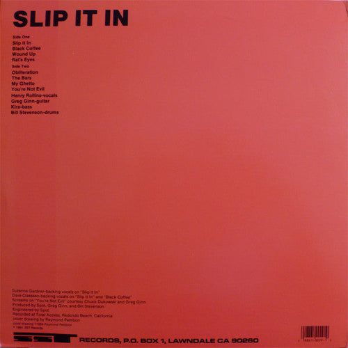 Black Flag - Slip It In Vinyl LP Record